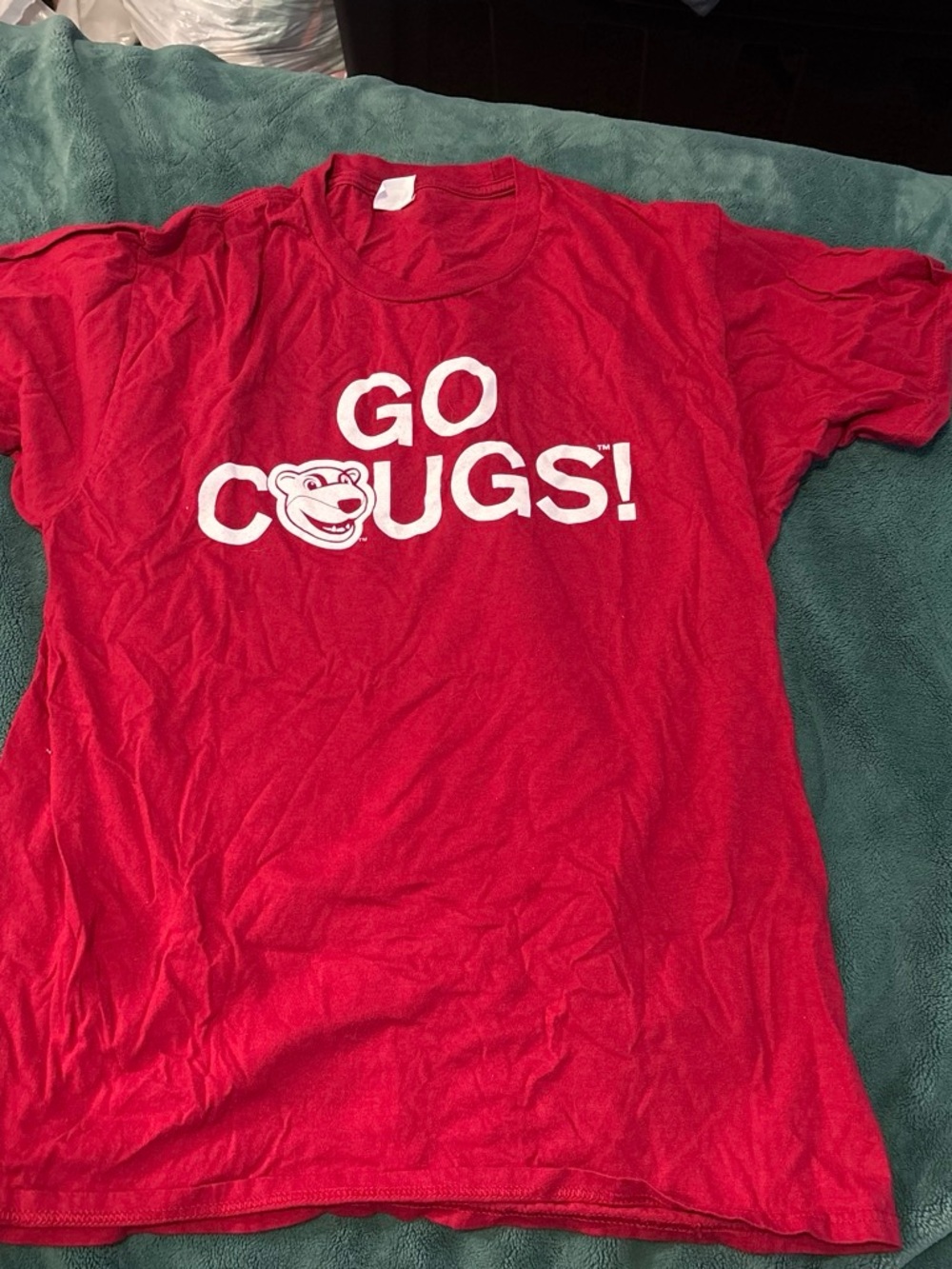 Port and Company Red Kids' Short Sleeve "GO COUGS!" Tee